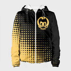 Куртка с капюшоном женская BENDY AND THE INK MACHINE, цвет: 3D-белый