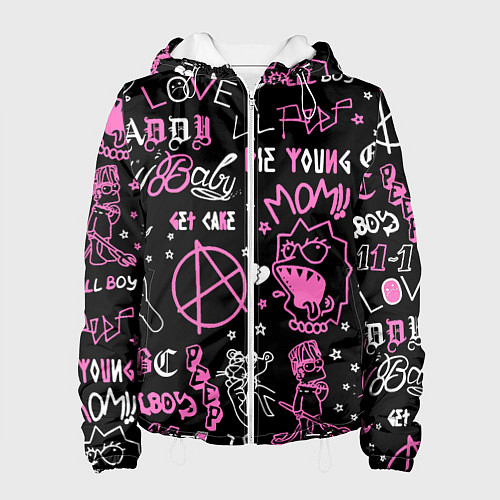 Женская куртка LIL PEEP / 3D-Белый – фото 1