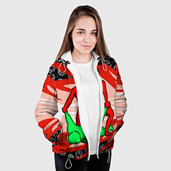 Куртка с капюшоном женская MASTER AMONG US, цвет: 3D-белый — фото 2