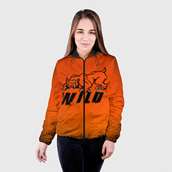 Куртка с капюшоном женская WildДикий, цвет: 3D-черный — фото 2