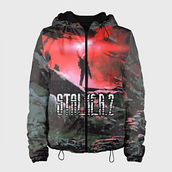 Куртка с капюшоном женская Stalker 2, цвет: 3D-черный