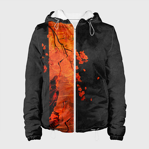 Женская куртка ЦАПЛЯ / 3D-Белый – фото 1