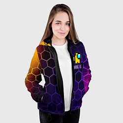 Куртка с капюшоном женская AMONG US АМОНГ АС, цвет: 3D-черный — фото 2