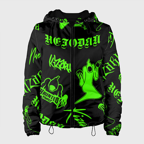 Женская куртка KIZARU HAUNTED FAMILY / 3D-Черный – фото 1
