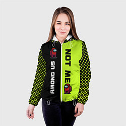 Куртка с капюшоном женская Among us, цвет: 3D-белый — фото 2