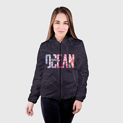 Куртка с капюшоном женская Сёрфинг, цвет: 3D-черный — фото 2