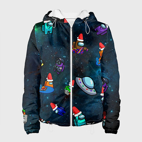 Женская куртка Among Us 2021 / 3D-Белый – фото 1