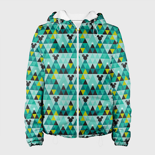 Женская куртка Mickey pattern / 3D-Белый – фото 1