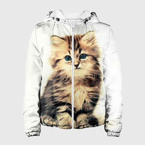 Женская куртка Котёнок / 3D-Белый – фото 1