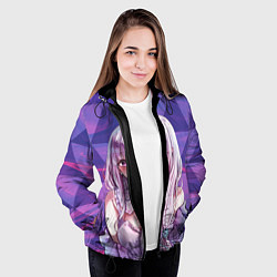Куртка с капюшоном женская Эмилия, цвет: 3D-черный — фото 2