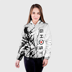 Куртка с капюшоном женская Ghost of Tsushima, цвет: 3D-белый — фото 2