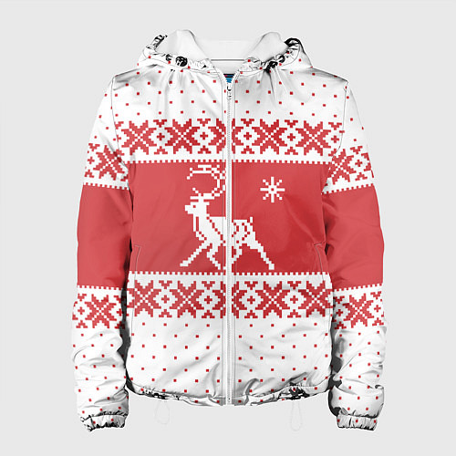Женская куртка Северный Олень / 3D-Белый – фото 1