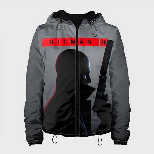 Женская куртка Hitman III / 3D-Черный – фото 1