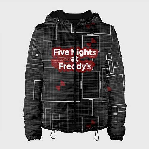 Женская куртка Five Nights At Freddy / 3D-Черный – фото 1