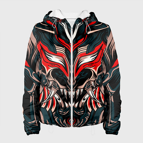 Женская куртка Черный самурай / 3D-Белый – фото 1
