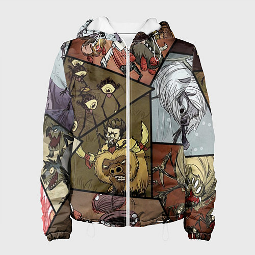 Женская куртка Dont Starve / 3D-Белый – фото 1