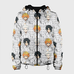 Куртка с капюшоном женская Обещанный Неверленд, цвет: 3D-черный