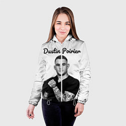 Куртка с капюшоном женская Dustin Poirier, цвет: 3D-белый — фото 2