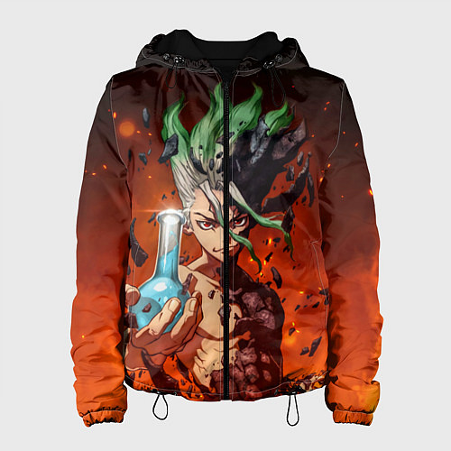 Женская куртка Доктор Стоун / 3D-Черный – фото 1