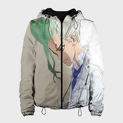 Женская куртка Доктор Стоун / 3D-Черный – фото 1