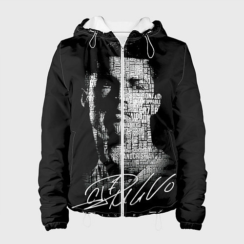 Женская куртка Кристиано Рональдо автограф / 3D-Белый – фото 1