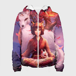 Женская куртка Девушка-лиса