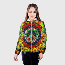 Куртка с капюшоном женская Хиппи, цвет: 3D-белый — фото 2