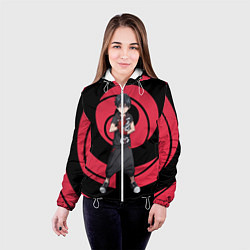 Куртка с капюшоном женская Инцидент Кэмоно, цвет: 3D-белый — фото 2