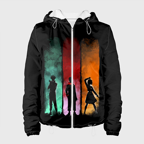 Женская куртка Магическая Битва / 3D-Белый – фото 1