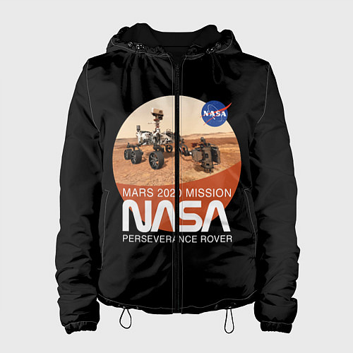 Женская куртка NASA - Perseverance / 3D-Черный – фото 1