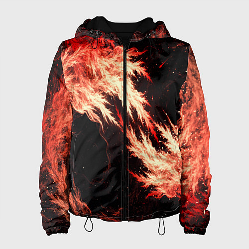 Женская куртка Битва огней / 3D-Черный – фото 1