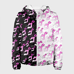 Куртка с капюшоном женская JOJOS BIZARRE ADVENTURE ПРИКЛЮЧЕНИЯ ДЖОДЖО JOJO, цвет: 3D-белый