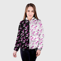 Куртка с капюшоном женская JOJOS BIZARRE ADVENTURE ПРИКЛЮЧЕНИЯ ДЖОДЖО JOJO, цвет: 3D-белый — фото 2