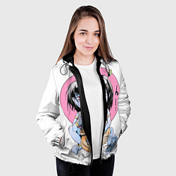 Куртка с капюшоном женская Маленький Кришна, цвет: 3D-черный — фото 2