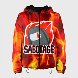 Куртка с капюшоном женская Among Us, цвет: 3D-черный