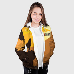 Куртка с капюшоном женская Rust, цвет: 3D-белый — фото 2