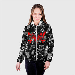 Куртка с капюшоном женская MAYHEM, цвет: 3D-белый — фото 2