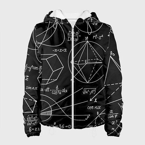 Женская куртка Геометрия / 3D-Белый – фото 1