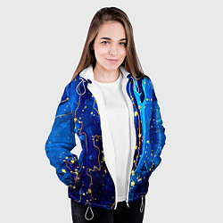 Куртка с капюшоном женская СИНИЙ ГРАНИТ, цвет: 3D-белый — фото 2