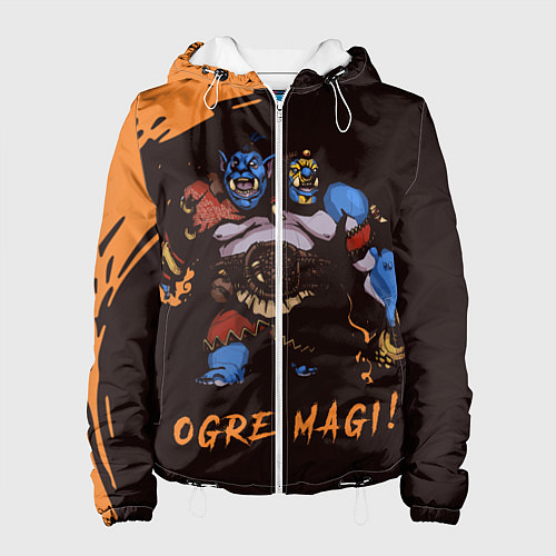 Женская куртка Огр Dota 2 / 3D-Белый – фото 1