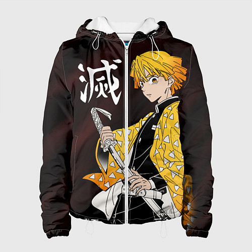 Женская куртка КЛИНОК РАССЕКАЮЩИЙ ДЕМОНОВ / 3D-Белый – фото 1