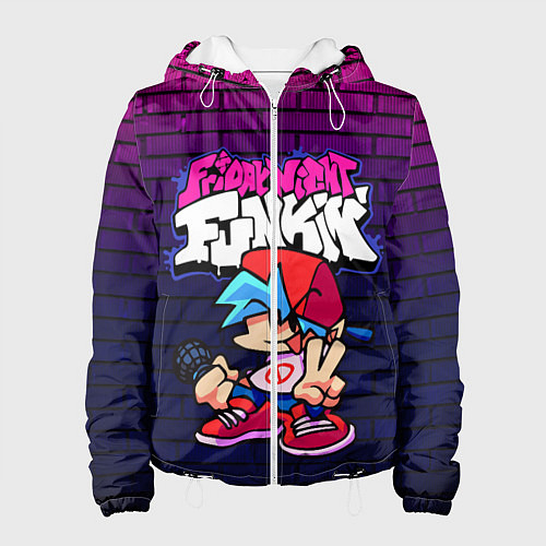 Женская куртка FRIDAY NIGHT FUNKIN / 3D-Белый – фото 1