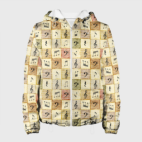 Женская куртка Музыкант / 3D-Белый – фото 1