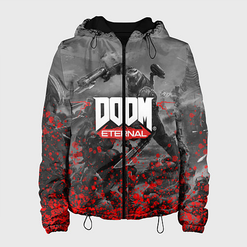 Женская куртка DOOM / 3D-Черный – фото 1