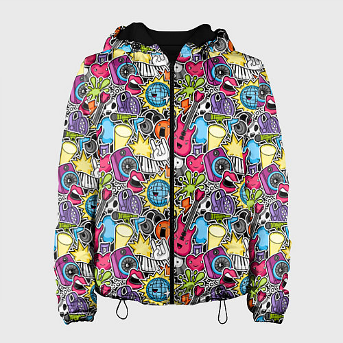 Женская куртка Музыкант / 3D-Черный – фото 1