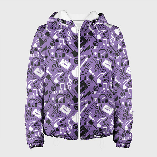 Женская куртка Музыка / 3D-Белый – фото 1