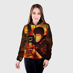 Куртка с капюшоном женская DOTA: Кровь дракона, цвет: 3D-черный — фото 2