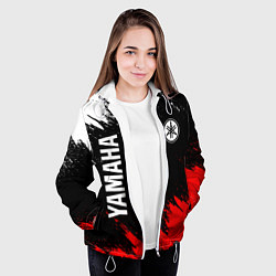 Куртка с капюшоном женская YAMAHA ЯМАХА, цвет: 3D-белый — фото 2