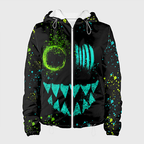 Женская куртка Монстр / 3D-Белый – фото 1