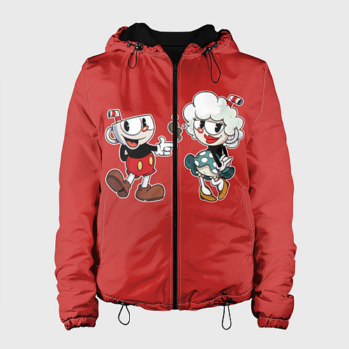 Женская куртка CUPHEAD / 3D-Черный – фото 1